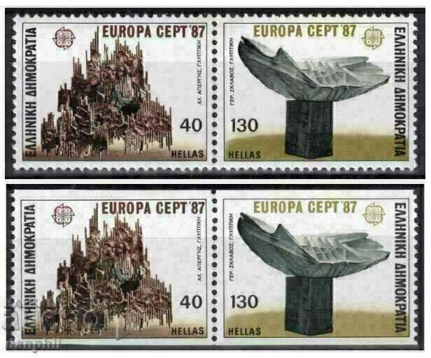 Grecia 1987 Europa CEPT (**) curat, netimbrat - A + C