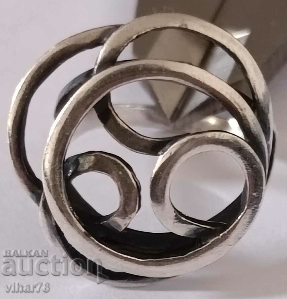 Сребърен  Пръстен - 5