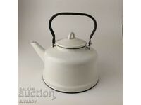 Old Soca Metal Enamel Teapot #5465