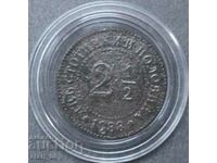 2½ стотинки 1888