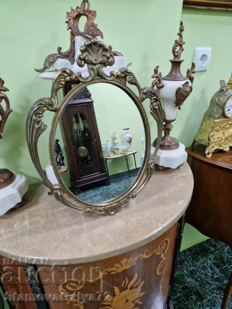 A lovely antique French mirror