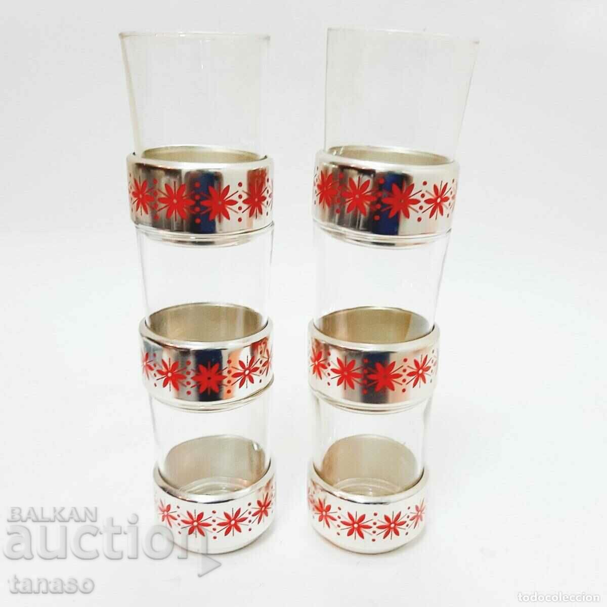 Auction  Set of 6 glasses with coasters, USSR(12.5)