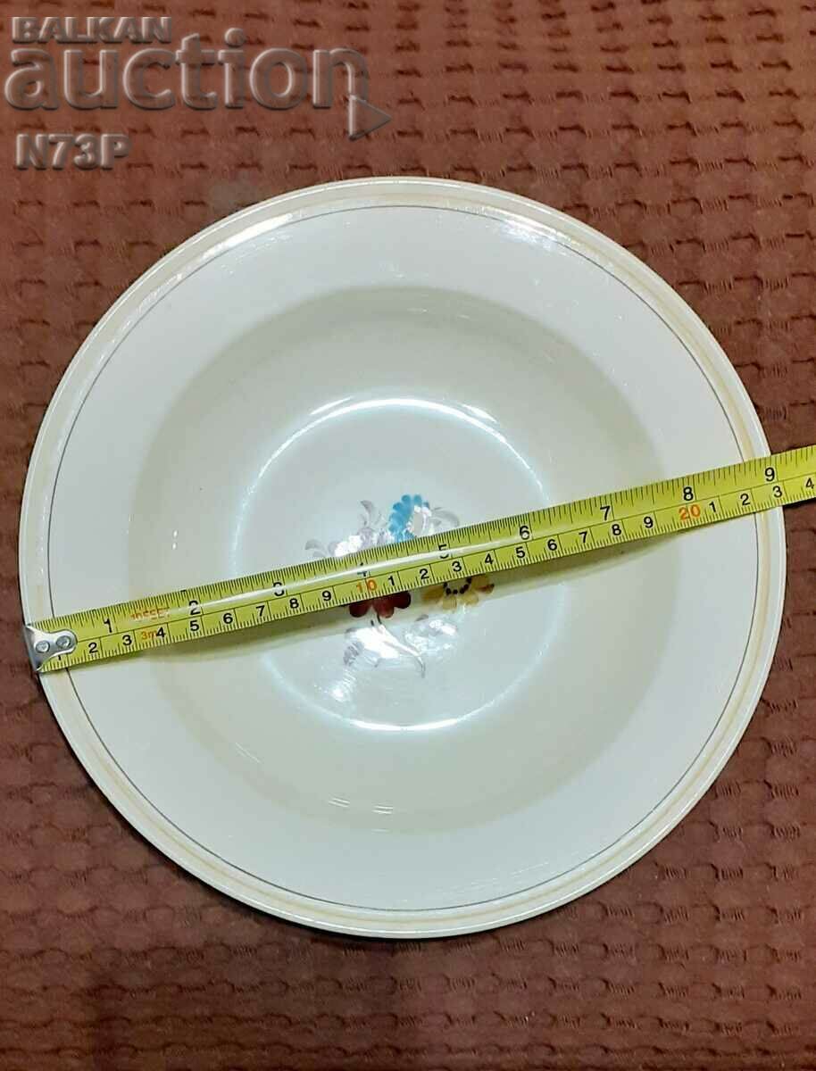 PLATĂ VECHE DE PORȚELAN. PICTAT MANUAL. - 5 PLATĂ VECHE DE PORȚELAN. PICTAT MANUAL. - 5