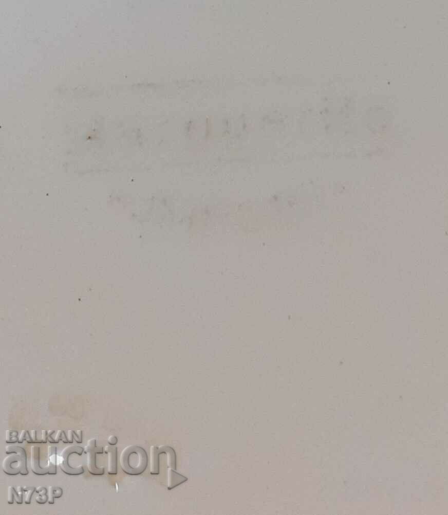 PLATĂ VECHE DE PORȚELAN. PICTAT MANUAL. - 7 PLATĂ VECHE DE PORȚELAN. PICTAT MANUAL. - 7