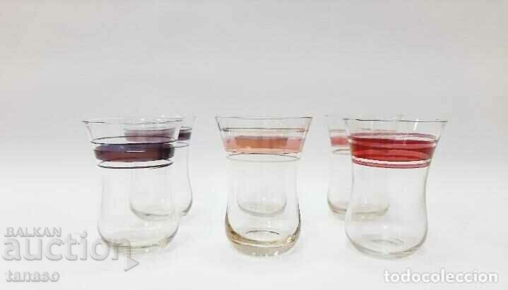 Auction Azerbaijani traditional glass tea cups for black tea, USSR Auction Azerbaijani traditional glass tea cups for black tea, USSR