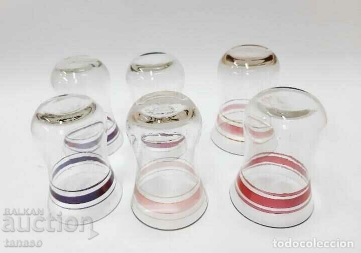 Azerbaijani traditional glass tea cups for black tea, USSR - 5 Azerbaijani traditional glass tea cups for black tea, USSR - 5