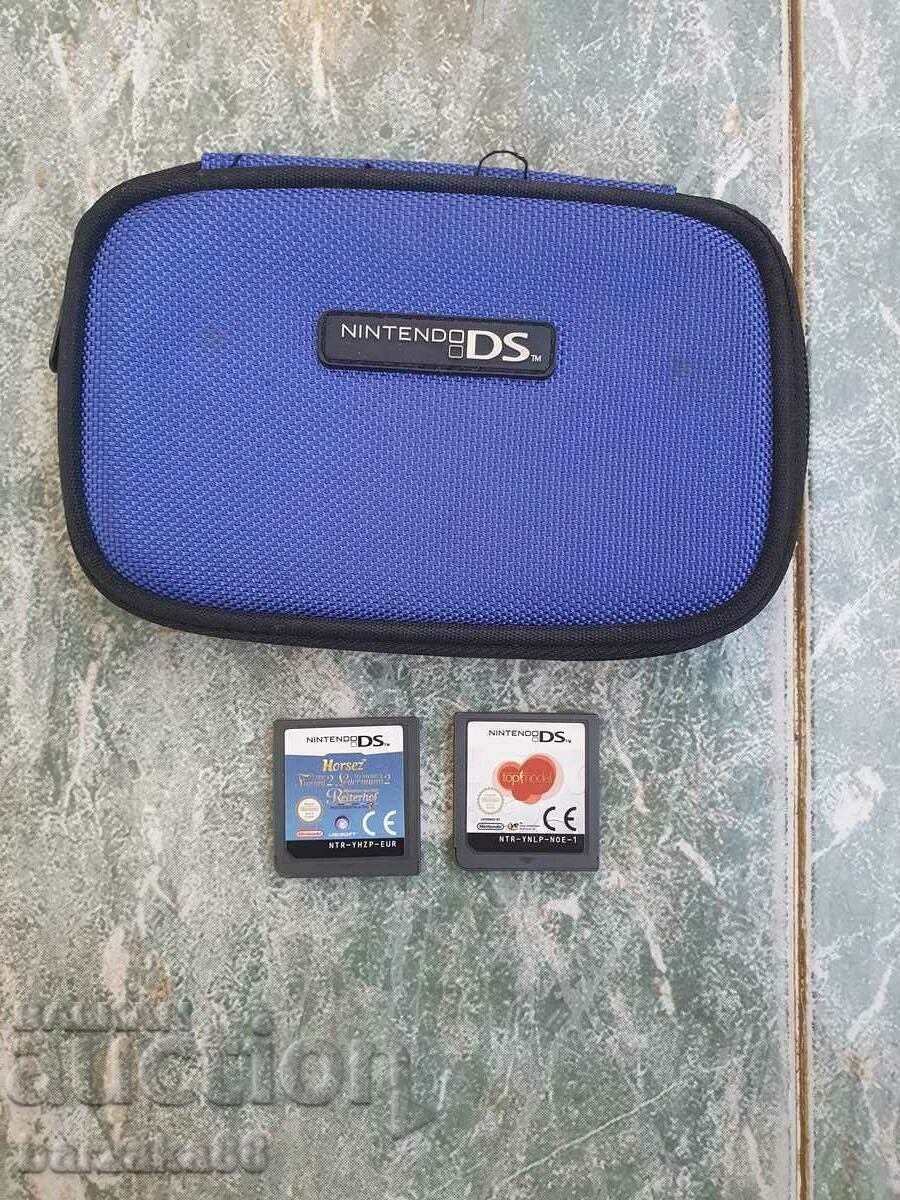 Калъф за Nintendo DS + 2 игри НОВИ