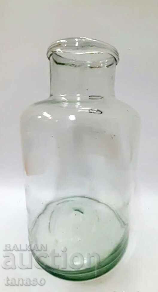 Large old glass jar (3.2) with price 35.00 BGN | € 17.90 Large old glass jar (3.2) with price 35.00 BGN | € 17.90