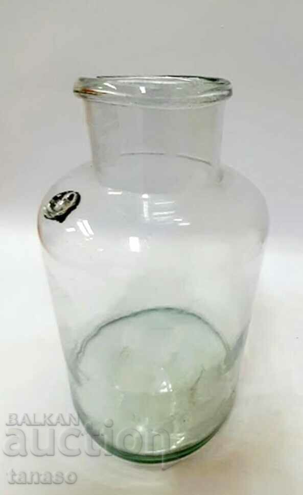 Borcan antic din sticlă suflată (3,2)
