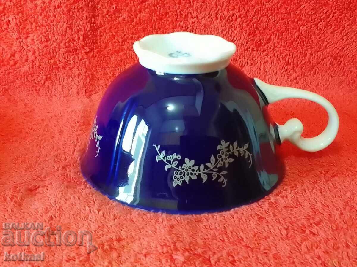 Triple set cup plates GDR cobalt - 6