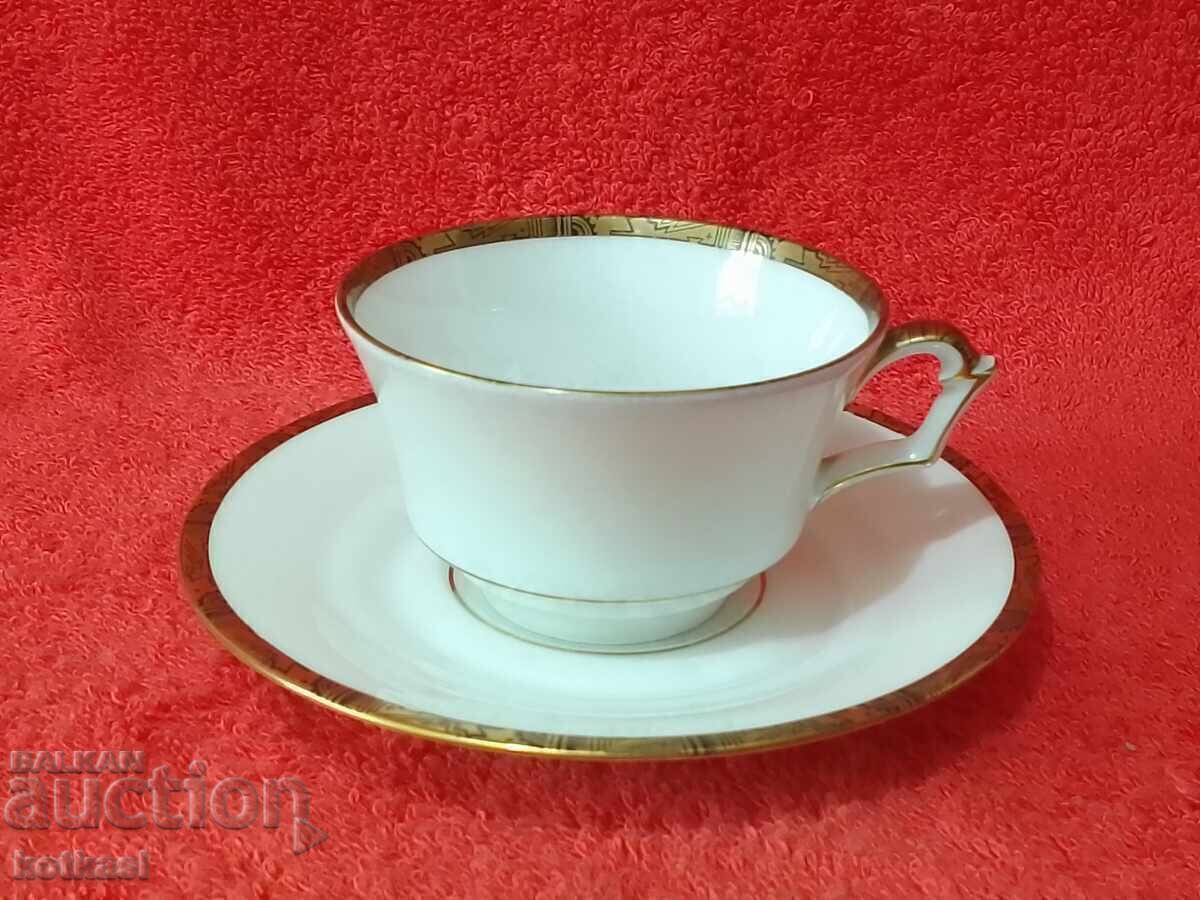 Old Leipzig cup and saucer double set Old Leipzig cup and saucer double set