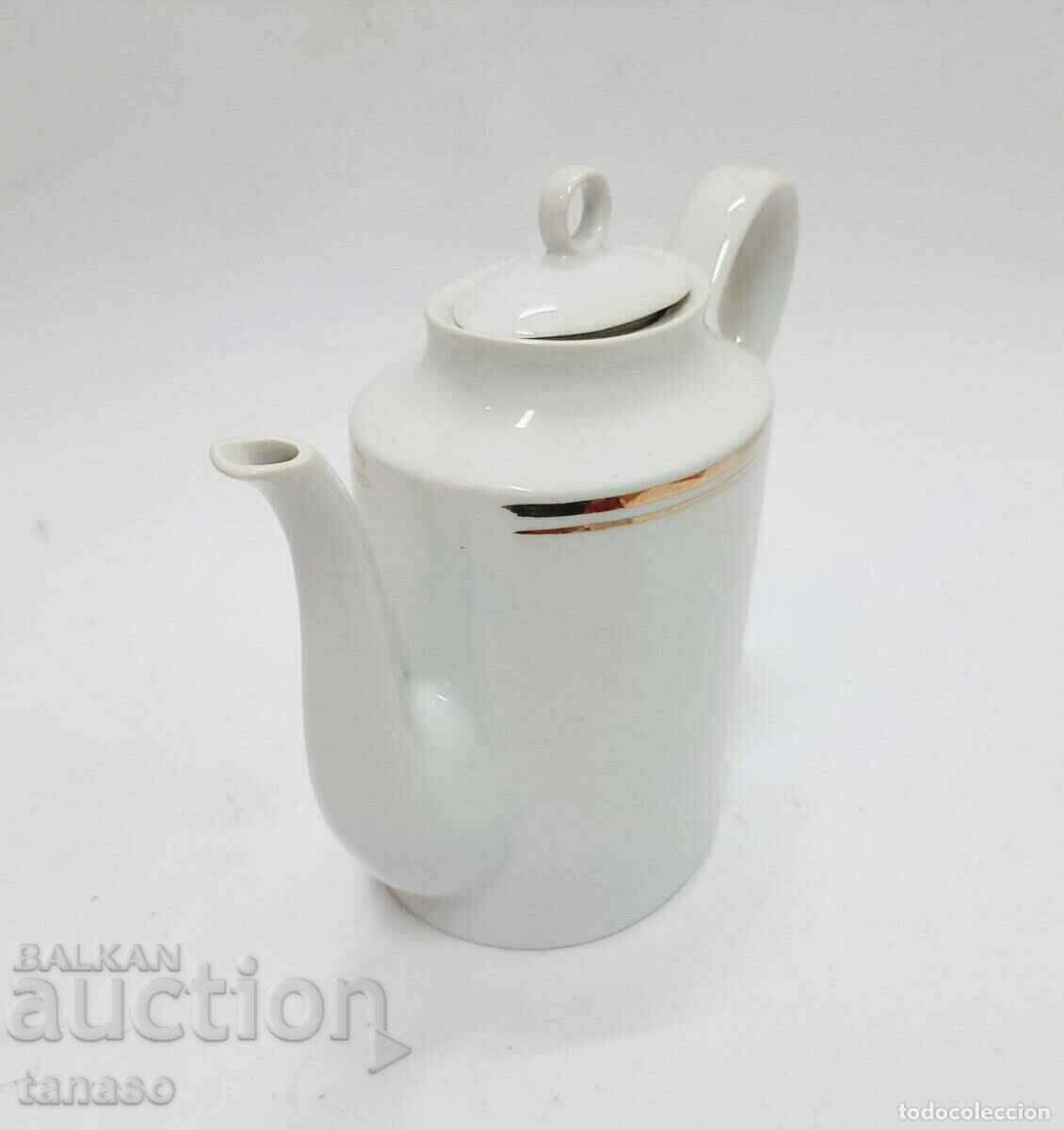 Old Bulgarian porcelain tea/coffee pot, kettle (12.3) - 5 Old Bulgarian porcelain tea/coffee pot, kettle (12.3) - 5