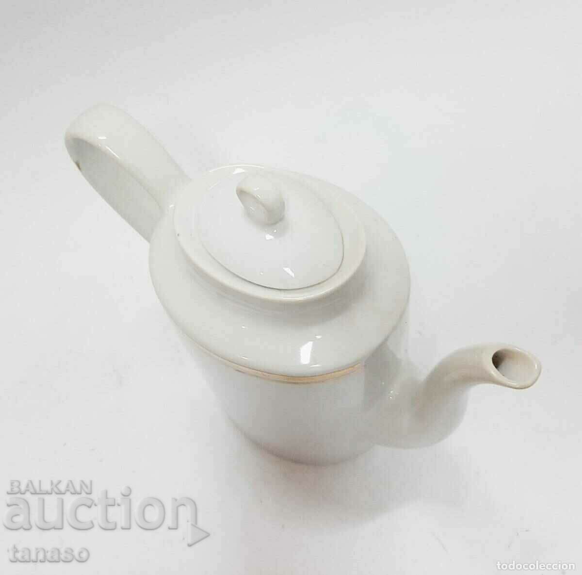 Old Bulgarian porcelain tea/coffee pot, kettle (12.3) - 6 Old Bulgarian porcelain tea/coffee pot, kettle (12.3) - 6
