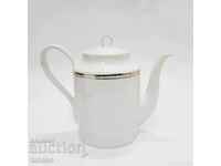 Old Bulgarian porcelain tea/coffee pot, kettle (12.3)