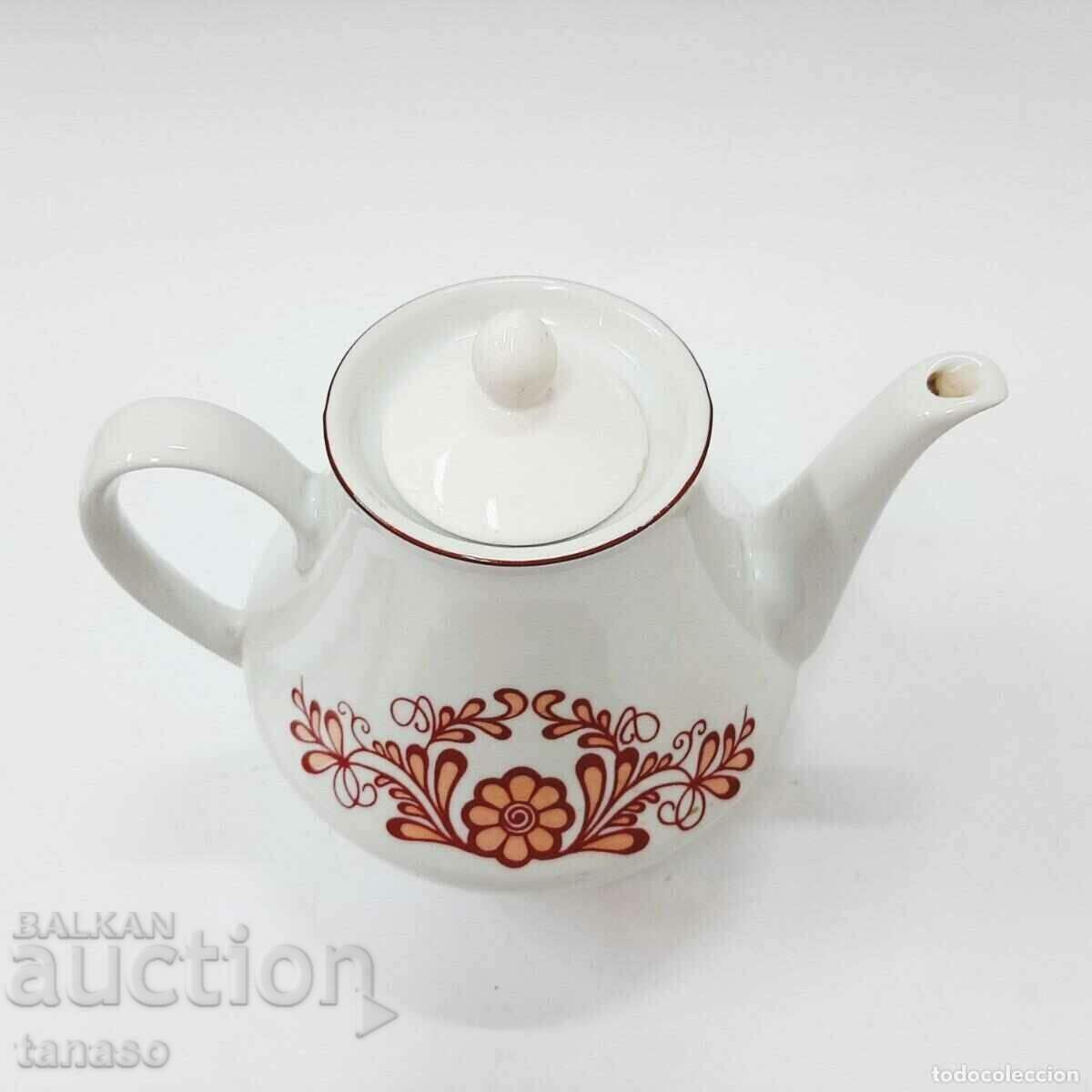 Old porcelain painted teapot, jug (12.3) with price 34.00 BGN | € 17.38 Old porcelain painted teapot, jug (12.3) with price 34.00 BGN | € 17.38