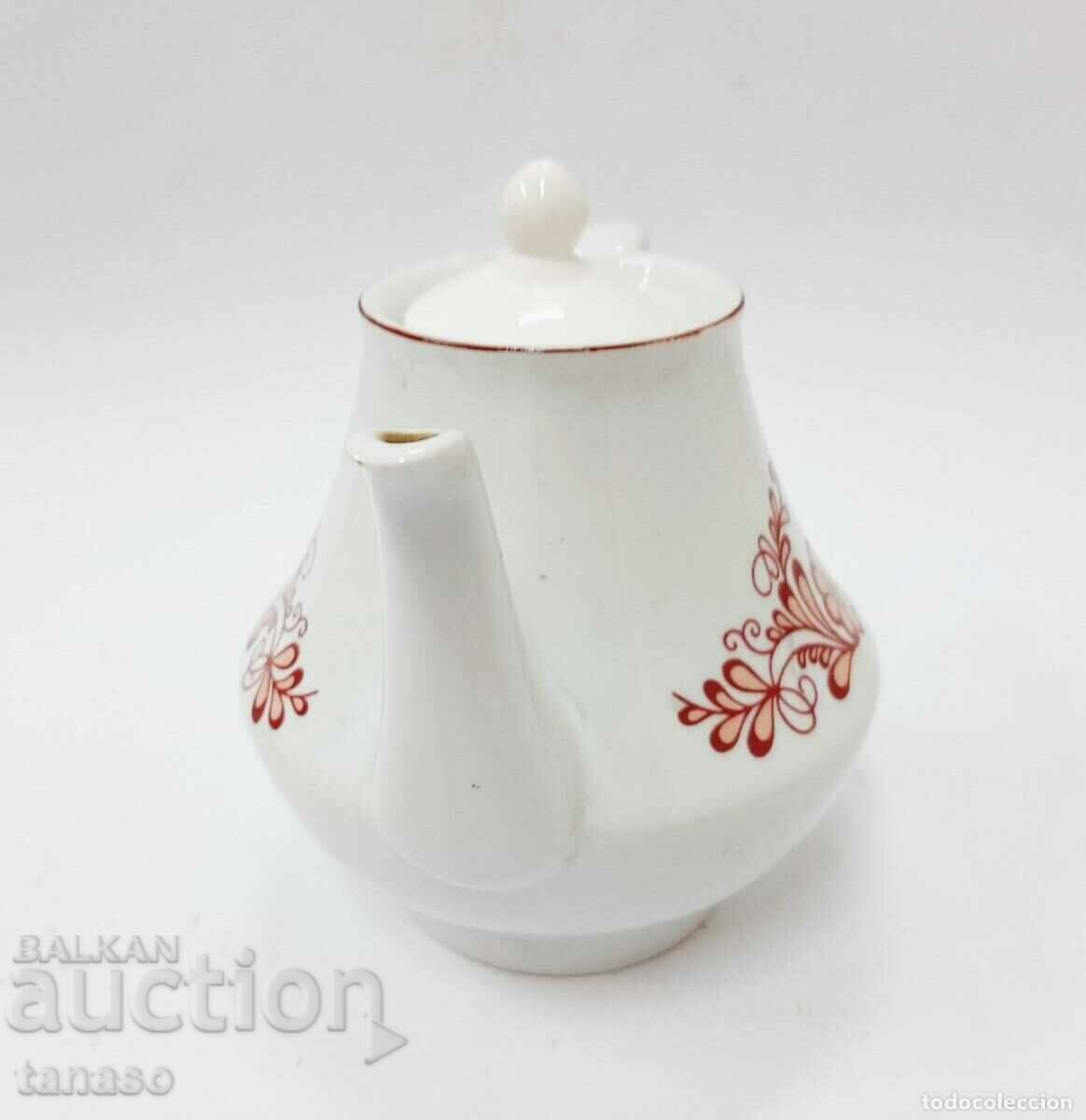 Old porcelain painted teapot, jug (12.3) - 5 Old porcelain painted teapot, jug (12.3) - 5