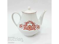 Old Porcelain Painted Teapot (12.3)
