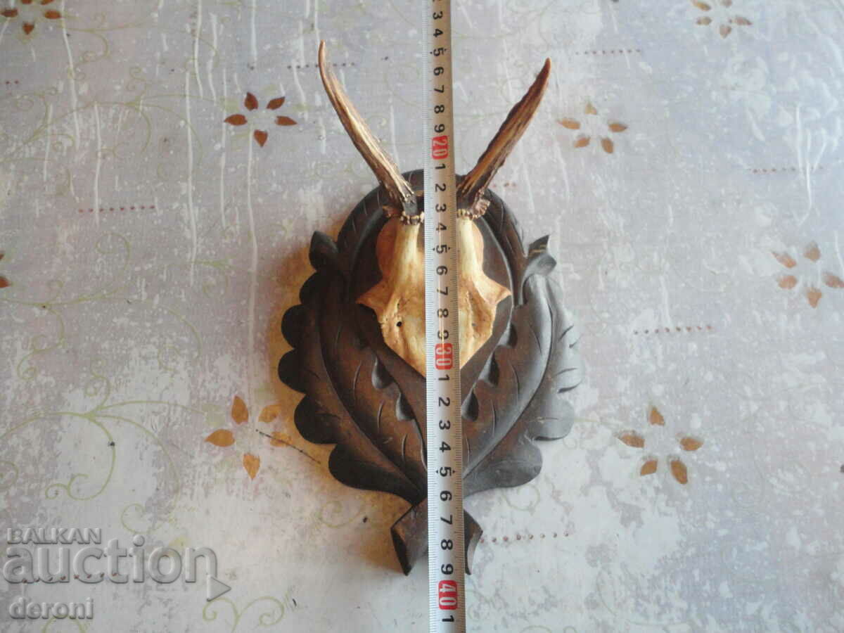 Καταπληκτική ξυλογλυπτική κυνηγετικό τρόπαιο με τιμή 50.00 BGN | € 25.56 Καταπληκτική ξυλογλυπτική κυνηγετικό τρόπαιο με τιμή 50.00 BGN | € 25.56