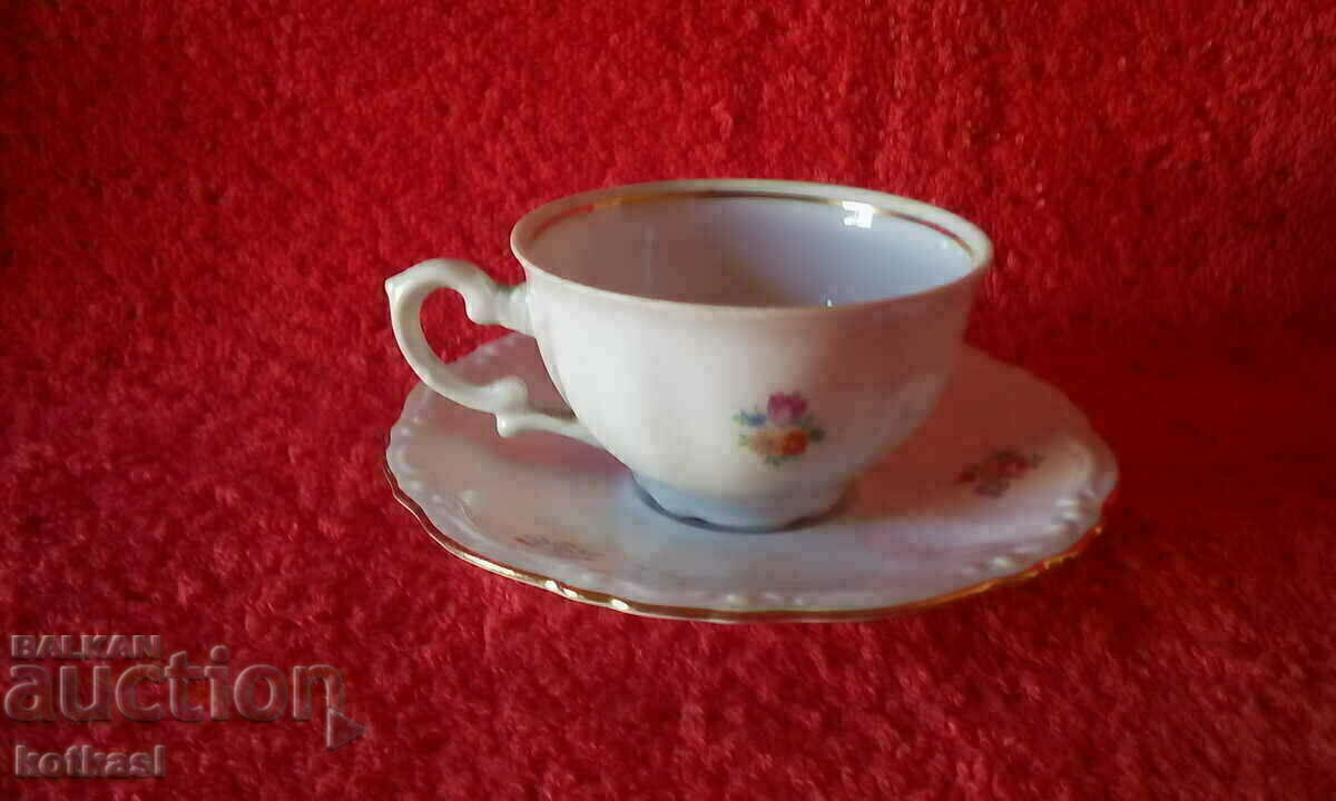 Old double set cup and saucer Bavaria