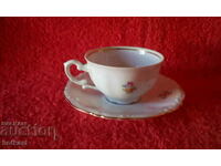 Old double set cup and saucer Bavaria