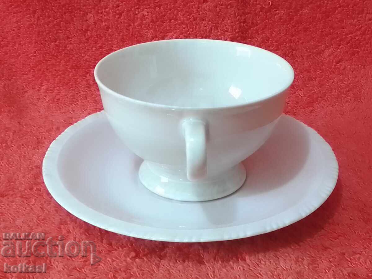 Auction  Old porcelain double Moka set cup plate Bavaria
