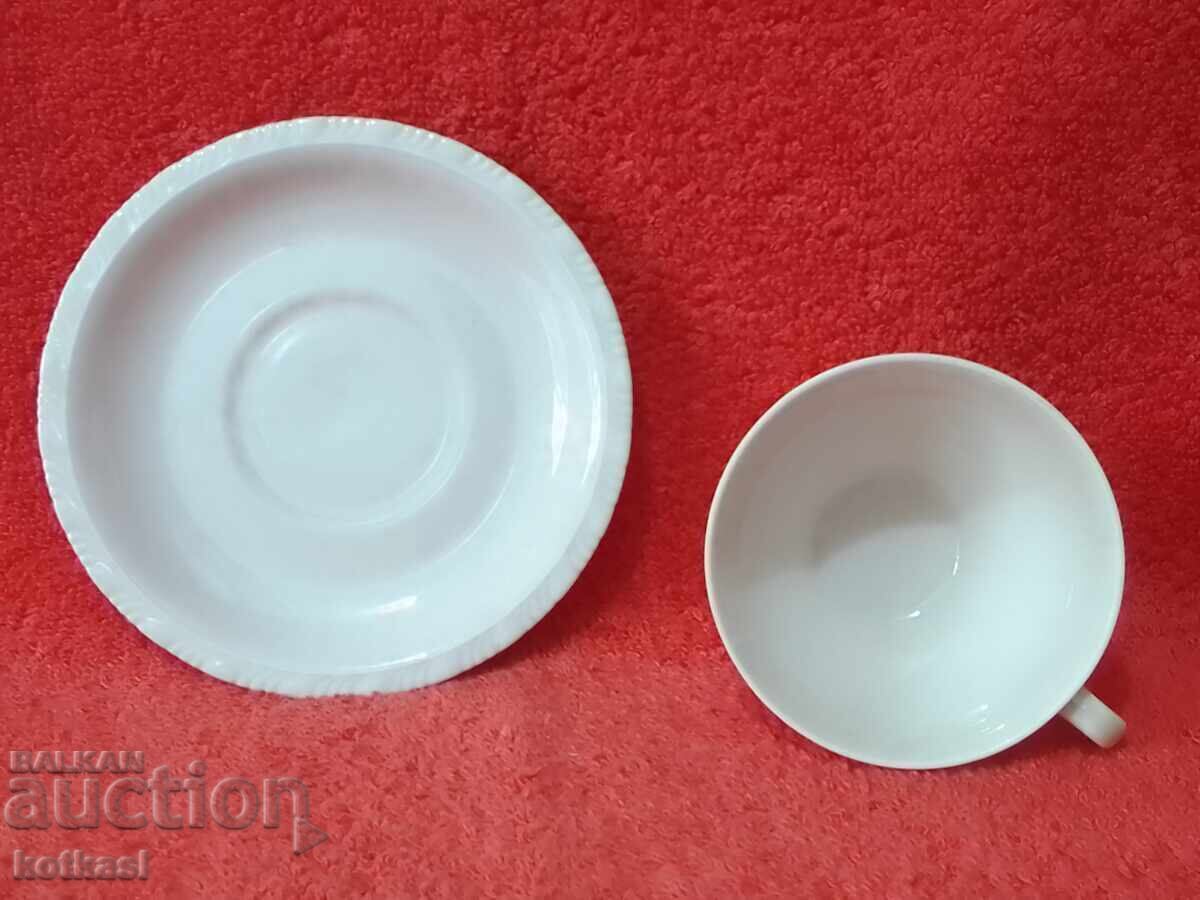 Delivery of Old porcelain double Moka set cup plate Bavaria