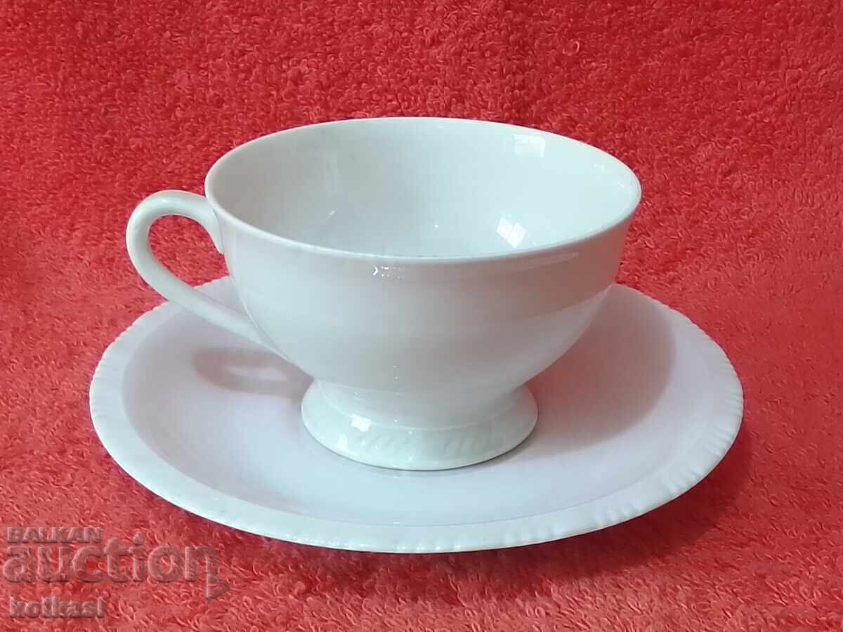 Old porcelain double Moka set cup plate Bavaria