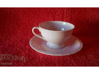 Old double set cup and saucer Bavaria