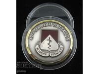 47th US Battalion - Iron Soldiers - Coin - Plaque
