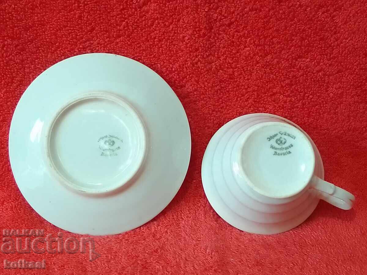 Old Vohenstrauss double set cup and saucer - 6 Old Vohenstrauss double set cup and saucer - 6