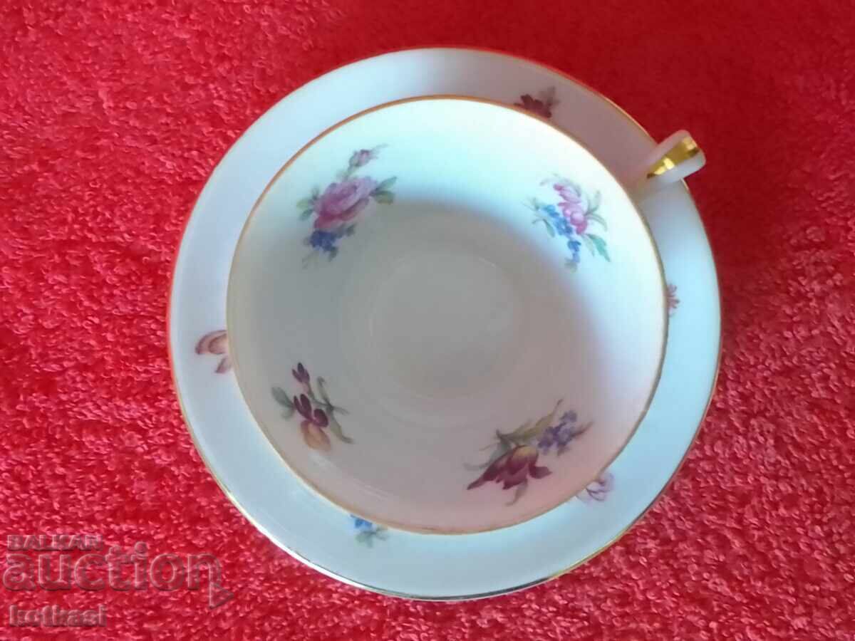 Old Vohenstrauss double set cup and saucer - 7 Old Vohenstrauss double set cup and saucer - 7