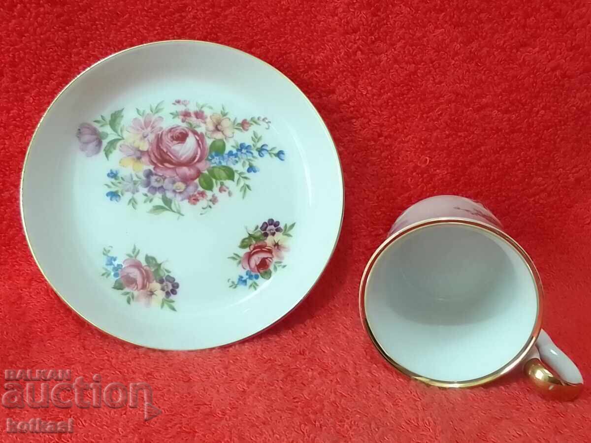 Delivery of Old Bareuther cup and saucer double set