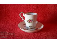 Old Bareuther cup and saucer double set