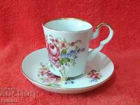 Set dublu de cană și farfurie Old Bareuther