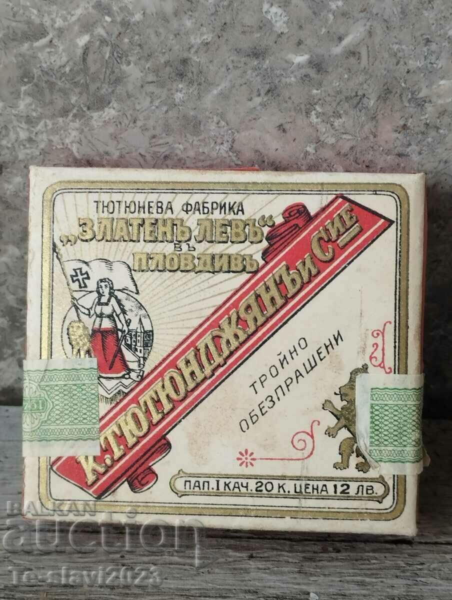 1943 Царство България -Тютюнджянъ -кутия цигари