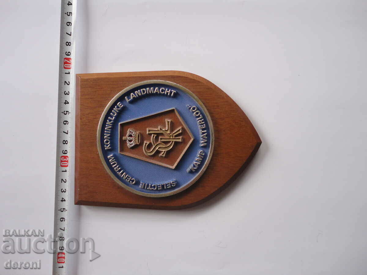 Auction Coat of Arms Shield Crown Emblem Royal Netherlands Land Forces Auction Coat of Arms Shield Crown Emblem Royal Netherlands Land Forces