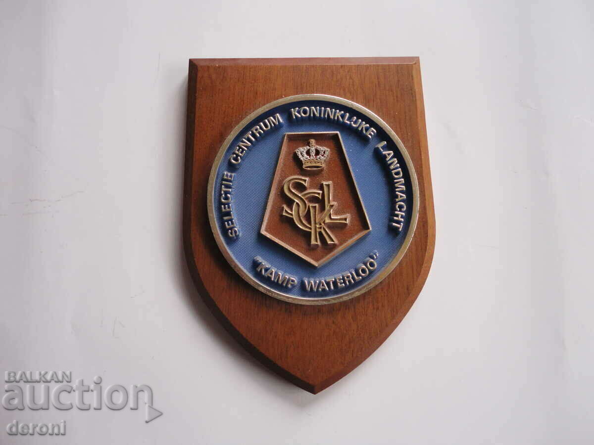 Delivery of Coat of Arms Shield Crown Emblem Royal Netherlands Land Forces Delivery of Coat of Arms Shield Crown Emblem Royal Netherlands Land Forces