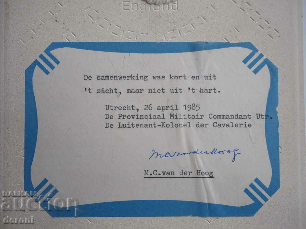 Porcelain Coat of Arms Shield Crown Emblem Holland - 5 Porcelain Coat of Arms Shield Crown Emblem Holland - 5