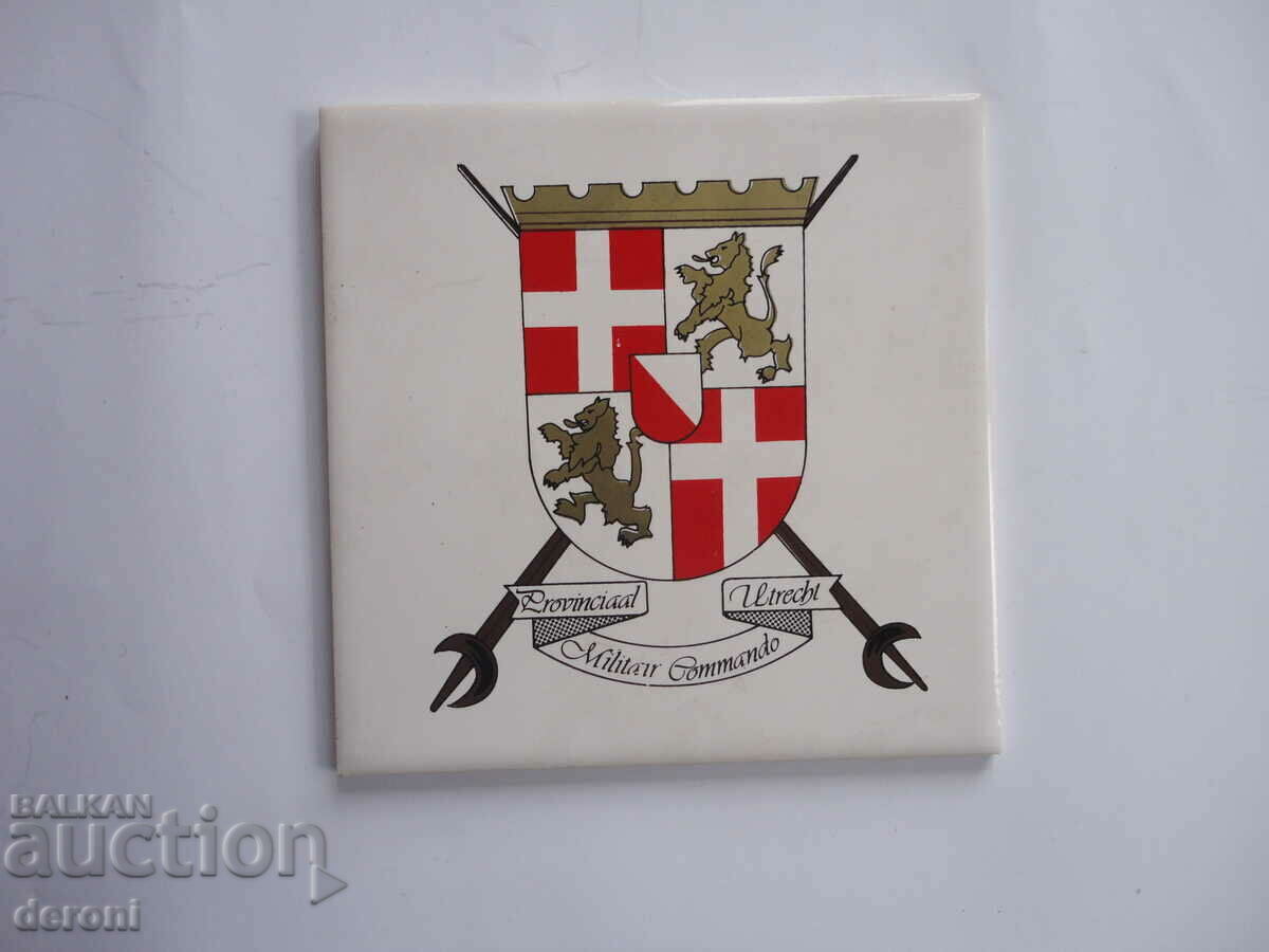 Porcelain Coat of Arms Shield Crown Emblem Holland - 7 Porcelain Coat of Arms Shield Crown Emblem Holland - 7