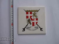 Stema din porțelan Scut Coroana Emblema Olanda