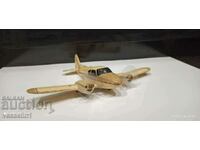 Airplane, scale model of wood very rare Piper Apache
