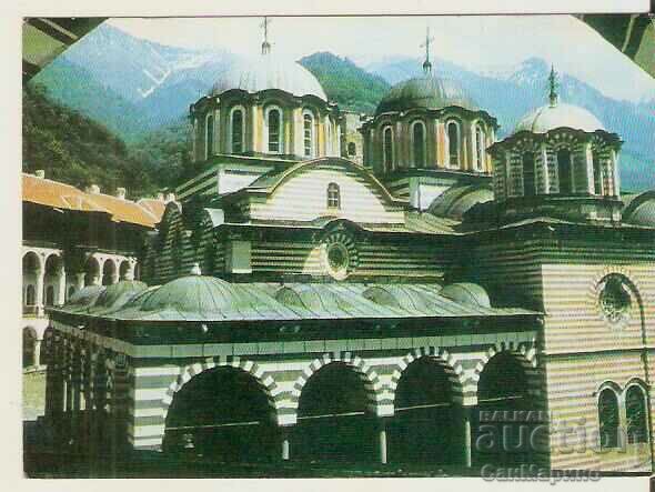 Картичка  България  Рилски манастир Главната ман.църква 18*