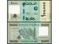 ❤️ ⭐ Ливан 2023 100000 ливри UNC нова ⭐ ❤️