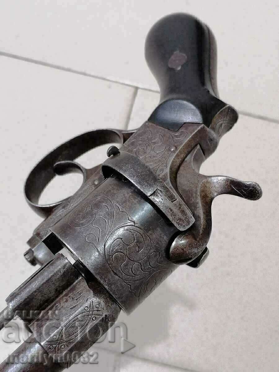 French pin revolver Lefoucher 11mm barrel 1960s - 6 French pin revolver Lefoucher 11mm barrel 1960s - 6