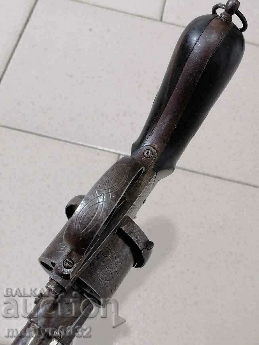 French pin revolver Lefoucher 11mm barrel 1960s - 7 French pin revolver Lefoucher 11mm barrel 1960s - 7