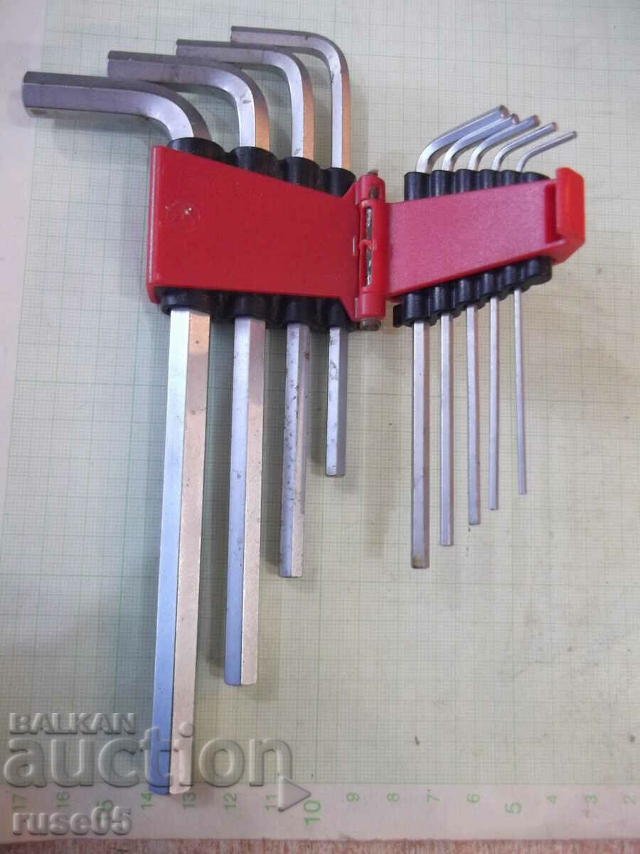 Hexagons "Force 5093L" D - shaped elongated 9 pieces - 6 Hexagons "Force 5093L" D - shaped elongated 9 pieces - 6