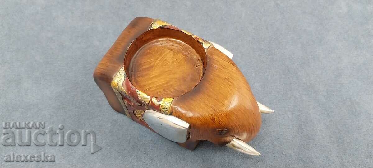 Old candlestick - "Elephant" - 6 Old candlestick - "Elephant" - 6