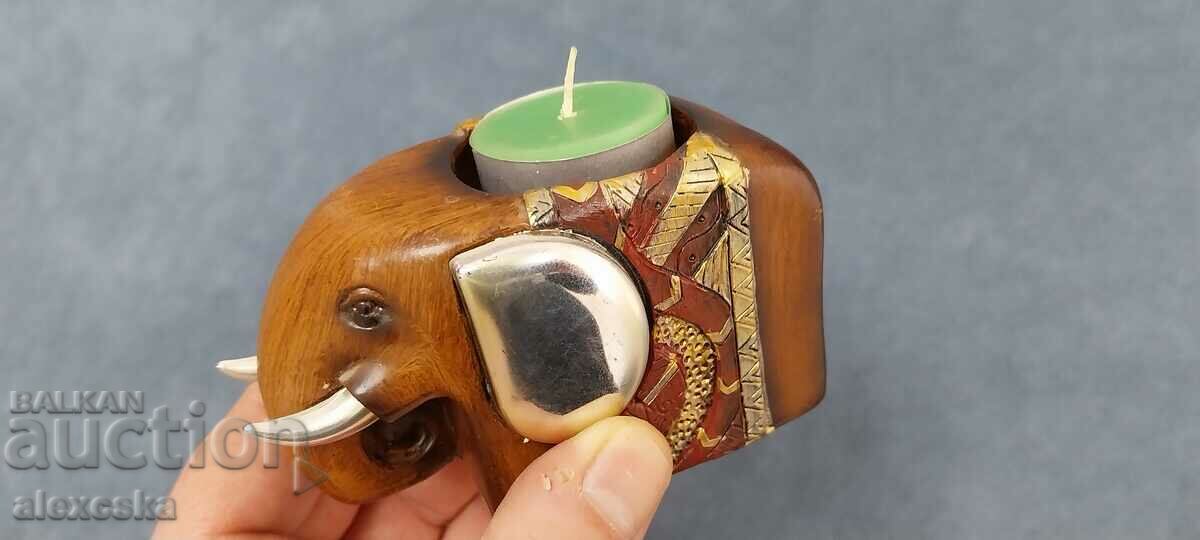 Old candlestick - "Elephant" - 7 Old candlestick - "Elephant" - 7