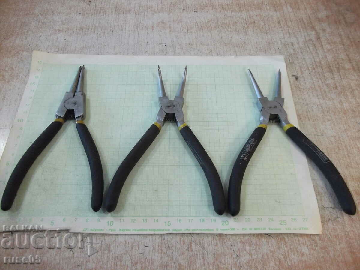 Lot of 3 pcs. pliers "topmaster - 175 mm" with price 20.00 BGN | € 10.23