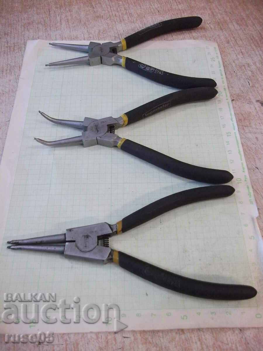 Auction  Lot of 3 pcs. pliers "topmaster - 175 mm"